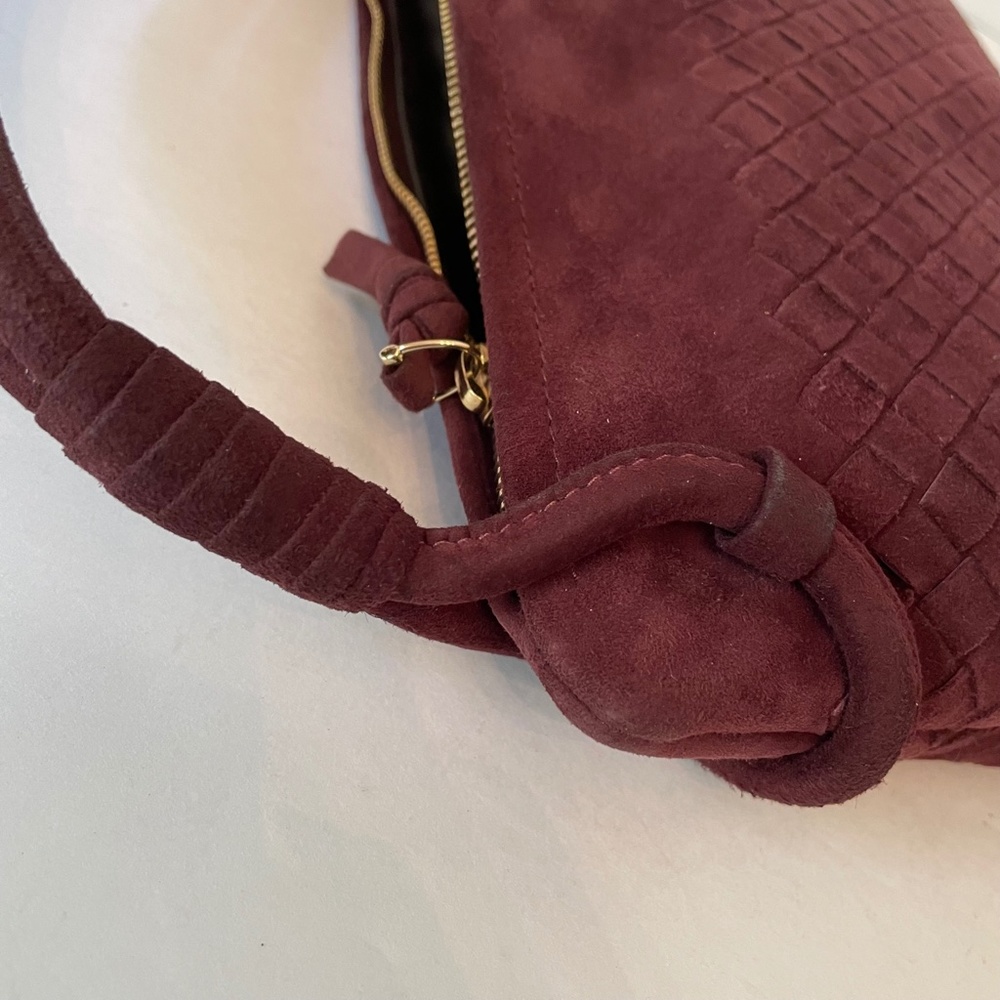 Bottega Veneta Intrecciato Suede Handbag Brown - Picture 11 of 16